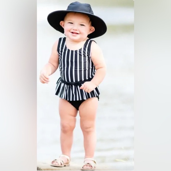 Ruffle Butts Striped bow ruffles Swimsuit - Picture 7 of 7